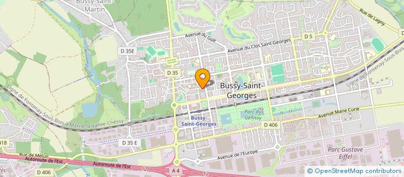 localisation de l'entreprise MAINS & BEAUTE à BUSSY-SAINT-GEORGES
