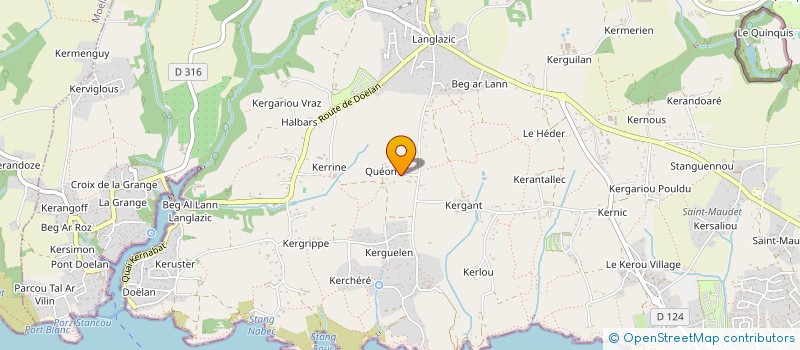 localisation de l'entreprise MAINS D' ASIE  CLOHARS-CARNOET