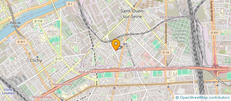 localisation de l'entreprise MAINS D'OR à SAINT-OUEN-SUR-SEINE