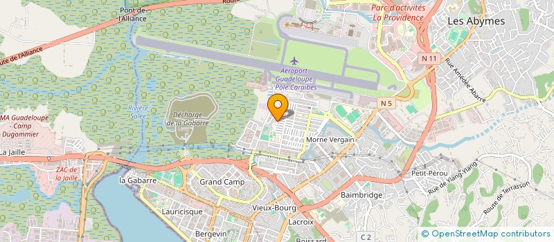localisation de l'entreprise MAINS D OR à LES ABYMES