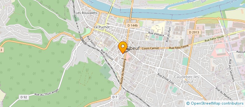localisation de l'entreprise MAINS D'OR à ELBEUF
