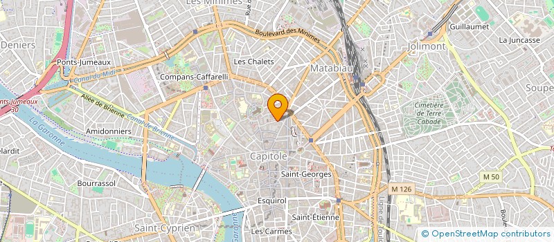 localisation de l'entreprise MAINS D'OR COIFFURE à TOULOUSE