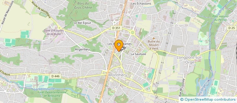 localisation de l'entreprise MAINS DANS LES MAINS  MONTLHERY