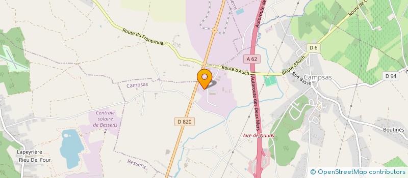 localisation de l'entreprise MAINS DE JARDIN  CAMPSAS