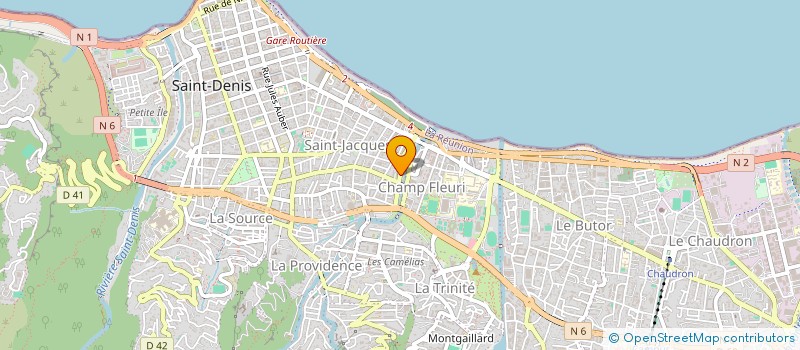 localisation de l'entreprise MAINS EN FETE à SAINT-DENIS