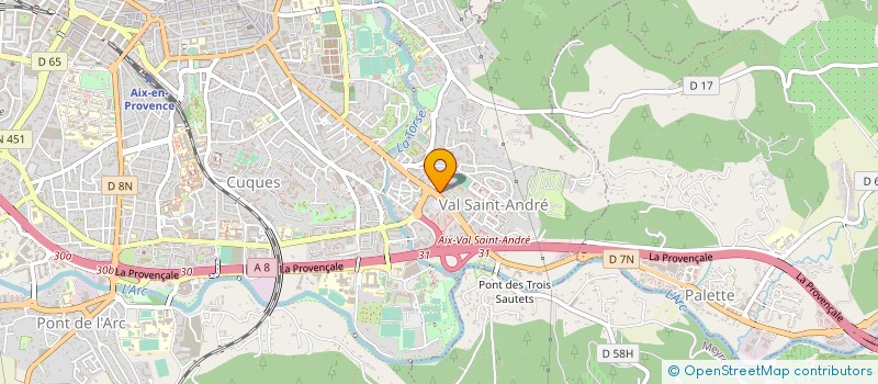 localisation de l'entreprise MAINS ET LOISIRS à AIX-EN-PROVENCE