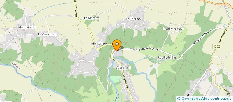 localisation de l'entreprise MAINS ET MERVEILLES  GUERARD