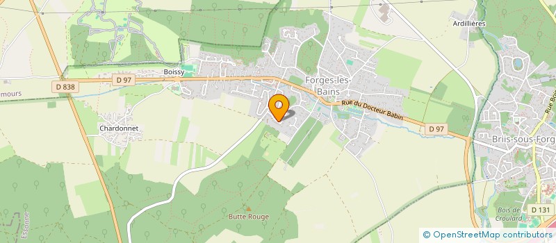 localisation de l'entreprise MAINS FORTES  FORGES-LES-BAINS