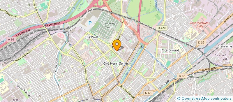 localisation de l'entreprise MAINS LIBRES à MULHOUSE