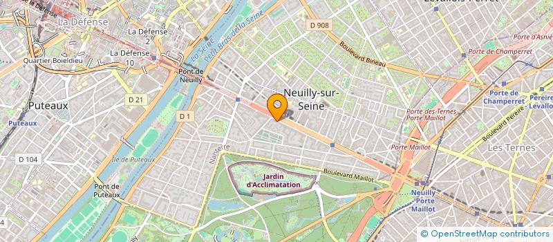 localisation de l'entreprise MAINS MAGIQUES à NEUILLY-SUR-SEINE