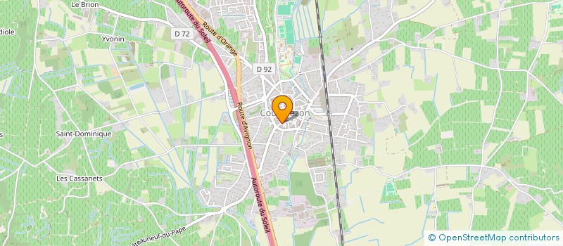 localisation de l'entreprise MAINS OEIL MACONNERIE  COURTHEZON