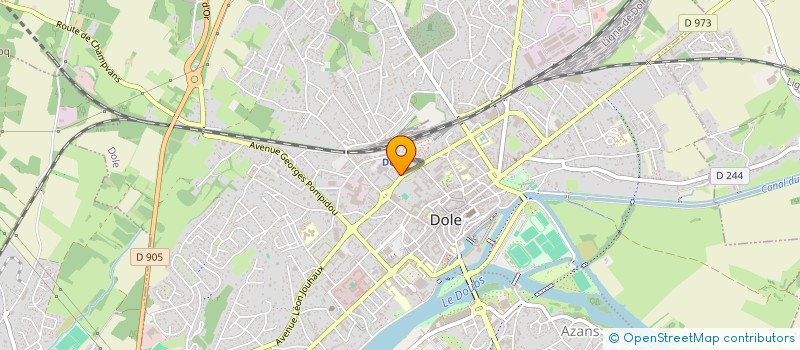 localisation de l'entreprise MAINS OUVERTES EN PAYS COMTOIS à DOLE