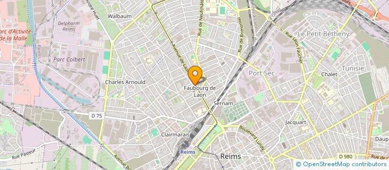 localisation de l'entreprise MAINS & PLANTES  REIMS