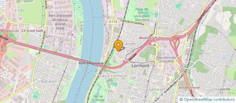localisation de l'entreprise MAINS TENDUES 33 à LORMONT