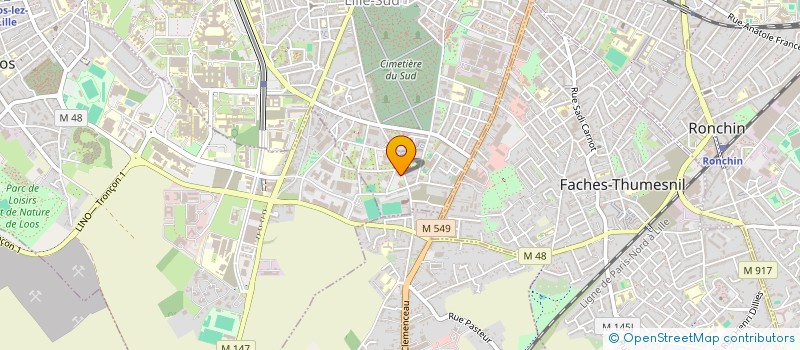 localisation de l'entreprise MAINS TENDUES à LILLE