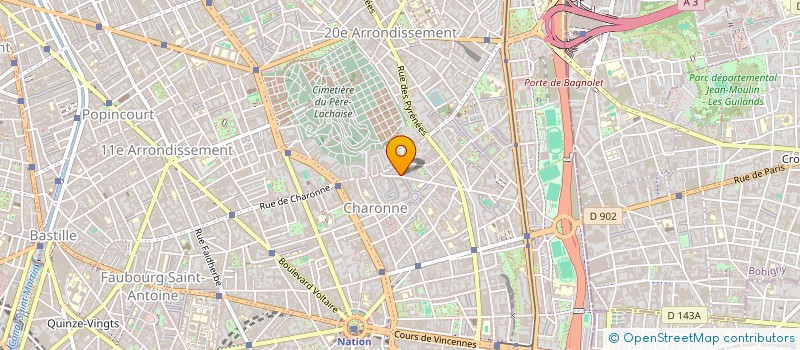 localisation de l'entreprise MAINS VERTES  PARIS