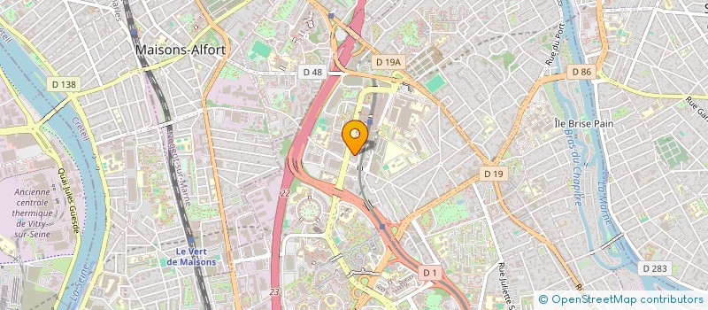 localisation de l'entreprise MAINT'FINITION à CRETEIL