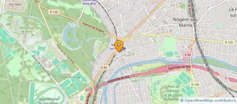 localisation de l'entreprise MAINT-LAB  NOGENT-SUR-MARNE