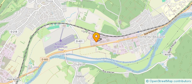 localisation de l'entreprise MAINT QUATTRO XX  ROCHE-LEZ-BEAUPRE