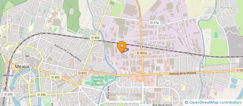 localisation de l'entreprise MAINTECH S.A.S à MEAUX