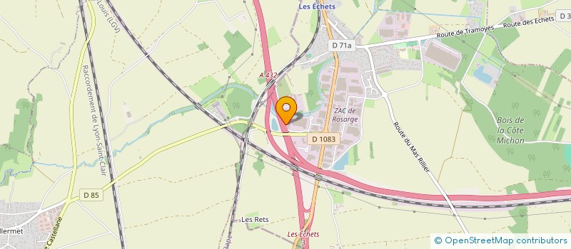 localisation de l'entreprise MAINTEL SUD-EST  MEYZIEU