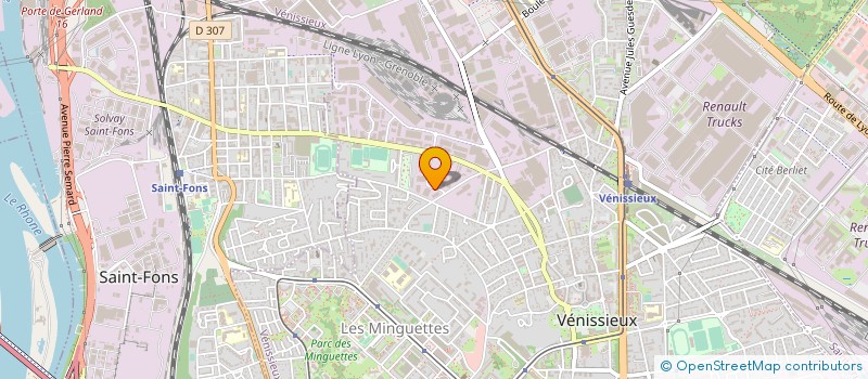 localisation de l'entreprise MAINTELEC à VENISSIEUX