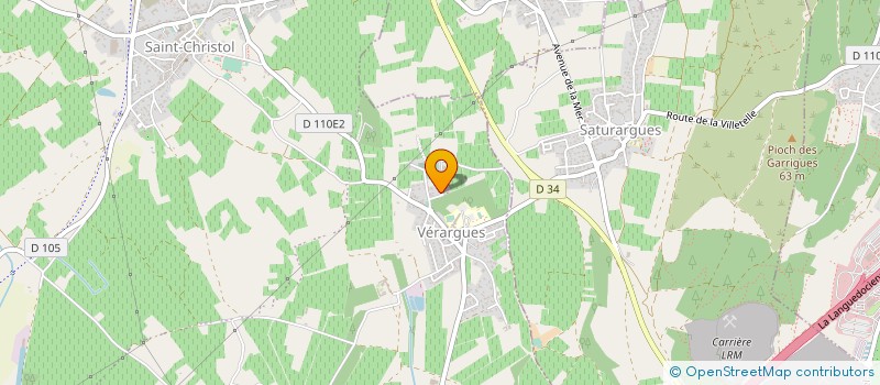 localisation de l'entreprise MAINTELEC 34 à ENTRE-VIGNES