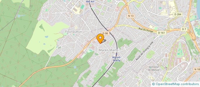 localisation de l'entreprise MAINTELS- MASTER INNOVATION TELECOMS & SERVICES  MAREIL-MARLY