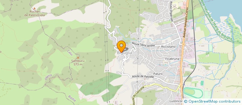 localisation de l'entreprise MAINTENANCE 24/24 à BIGUGLIA