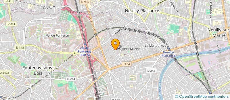 localisation de l'entreprise MAINTENANCE APPAREILS GAZ 24 à LE PERREUX-SUR-MARNE