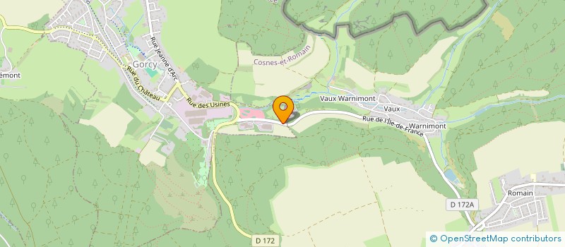 localisation de l'entreprise MAINTENANCE ASSISTANCE FERROVIAIRE  GORCY