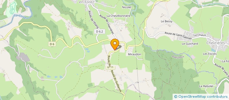 localisation de l'entreprise MAINTENANCE AUX SERVICES DES INDUSTRIES DEUX  SAINT-MEDARD-EN-FOREZ