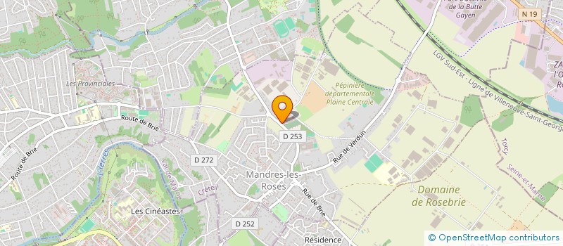 localisation de l'entreprise MAINTENANCE BATIMENT INDUSTRIE  MANDRES-LES-ROSES