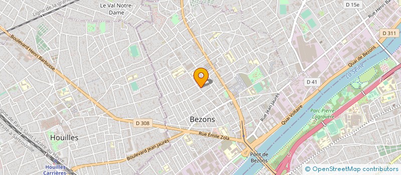 localisation de l'entreprise MAINTENANCE BATIMENT INDUSTRIE à BEZONS