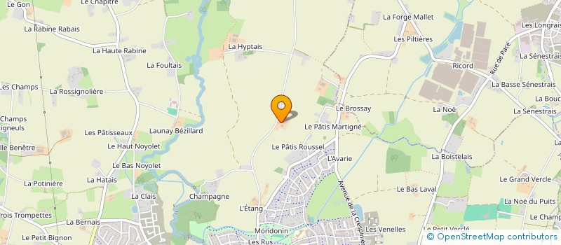 localisation de l'entreprise MAINTENANCE BRETAGNE SERVICES à PACE