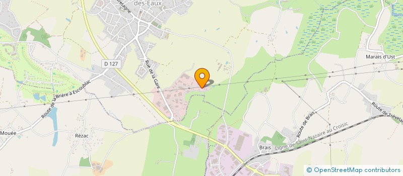 localisation de l'entreprise MAINTENANCE CLIMATIQUE DE BRIERE (M C B) à SAINT-ANDRE-DES-EAUX