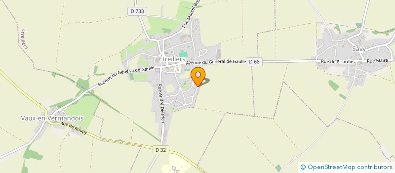 localisation de l'entreprise MAINTENANCE - CONCEPTION - MONTAGE  ETREILLERS