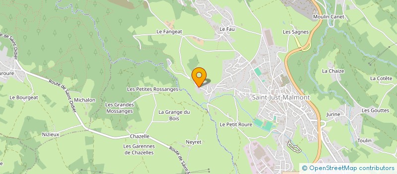 localisation de l'entreprise MAINTENANCE CONSEIL ASSISTANCE GENERALE à SAINT-JUST-MALMONT