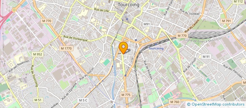 localisation de l'entreprise MAINTENANCE CUISINES SERVICES  TOURCOING