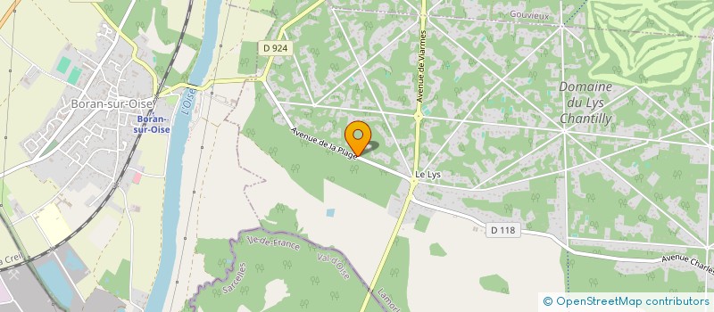 localisation de l'entreprise MAINTENANCE DEPANNAGE CUISINE - M.D.C.  LAMORLAYE