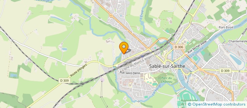 localisation de l'entreprise MAINTENANCE DEPANNAGE ENTRETIEN INSTALLATION  SABLE-SUR-SARTHE