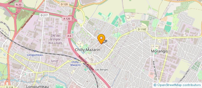 localisation de l'entreprise MAINTENANCE DEPANNAGE SERVICE à CHILLY-MAZARIN
