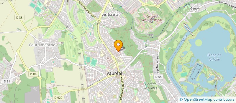 localisation de l'entreprise MAINTENANCE DES SYSTEMES ENERGETIQUES  VAUREAL
