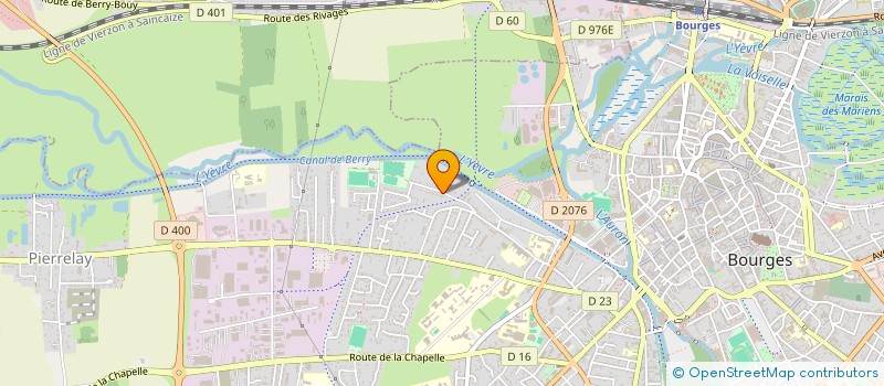 localisation de l'entreprise MAINTENANCE.DIFFUSION.FILTRATION.INDUSTRIELLE à BOURGES