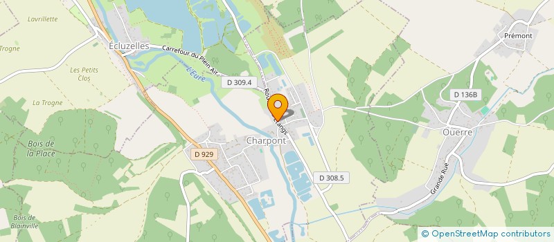 localisation de l'entreprise MAINTENANCE DISTRIBUTION INDUSTRIE à CHARPONT