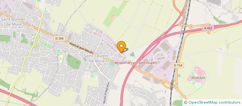 localisation de l'entreprise MAINTENANCE ELECTRO MECANIQ INDUSTRIELLE à SAINT-LAURENT-DE-MURE