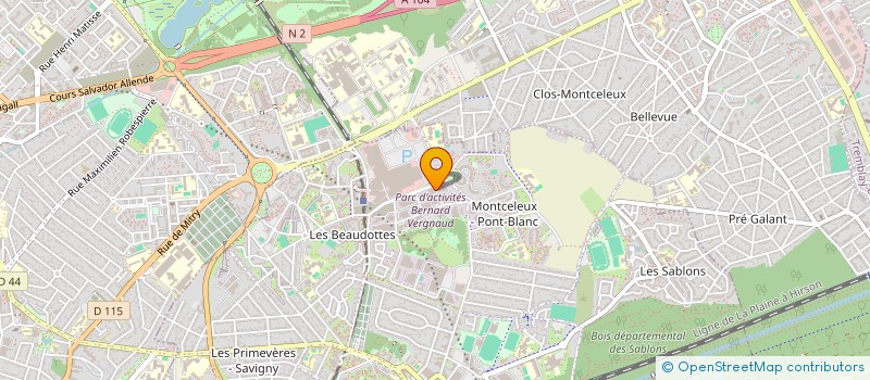 localisation de l'entreprise MAINTENANCE ENERGIE SERVICE à SEVRAN