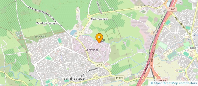 localisation de l'entreprise MAINTENANCE EQUIPEMENT AUTOMOBILE ET INDUSTRIEL  SAINT-ESTEVE