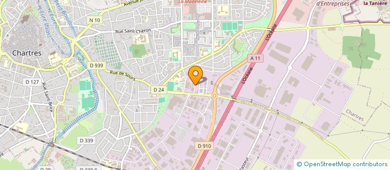 localisation de l'entreprise MAINTENANCE EQUIPEMENTS TECHNIQUES 28  CHARTRES