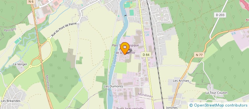 localisation de l'entreprise MAINTENANCE EQUIPEMENTS TECHNIQUES 89 à MIGENNES